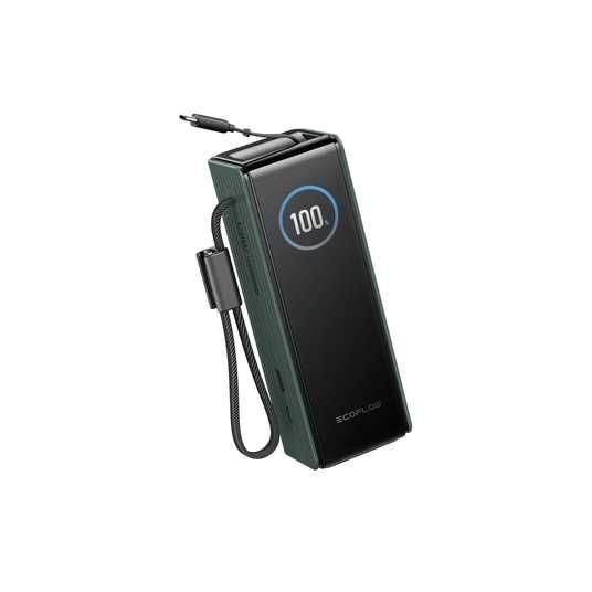 Павербанк EcoFlow RAPID Power Bank с кабелями 25000mAh зеленый