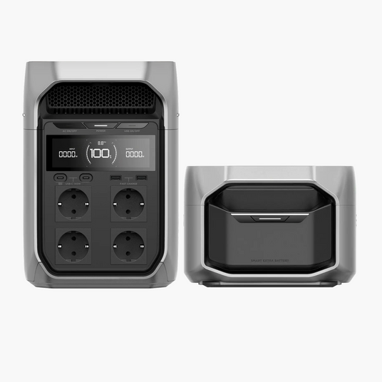 EcoFlow  3 Plus 2台セット Комплект EcoFlow DELTA 3 Plus + DELTA Pro 3 Extra Battery